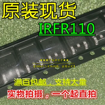  20 adet orijinal yeni IRFR110TRPBF baskı FR110 IRFR110 TO-252 FET