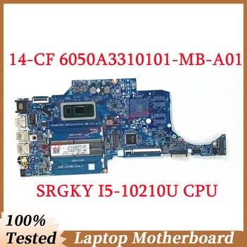  HP 14-CF Anakart 6050A3310101-MB-A01(A1) SRGKY İ5-10210U CPU Laptop Anakart 100 % Tamamen Test Edilmiş İyi Çalışıyor