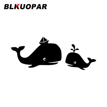  BLKUOPAR Balinalar Araba Sticker Su Geçirmez Çizilmeye Dayanıklı Yaratıcı Çıkartmaları Kişilik Moda Komik Klima Dekorasyon