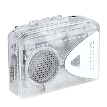  Taşınabilir Kaset Çalarlar FM Radyo Walkman Teyp Çalar Dahili Harici Hoparlörler 3.5 mm Kaset MP3 Dönüştürücü