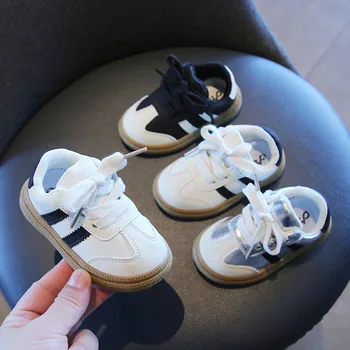 Sonbahar Yeni çocuk rahat ayakkabılar Bebek Klasik spor salonu ayakkabısı Yürümeye Başlayan İlk Yürüyüşe Küçük Çocuklar spor ayakkabı Sneakers