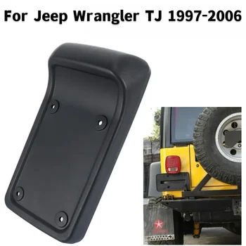  1Psc Araba Arka Plaka Tutucu Braketi Plaka Montaj Braketi Siyah Plastik Jeep Wrangler TJ 1997-2006 İçin