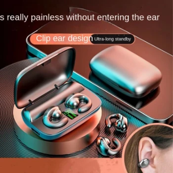  Kulak klipsi Kulaklık Kemik İletim Bluetooth Kulaklık Spor Tws Kulaklık Oppo Reno5 Pro + 5G UMIDIGI Bıson / Pro / 2021 / GT / Bıso