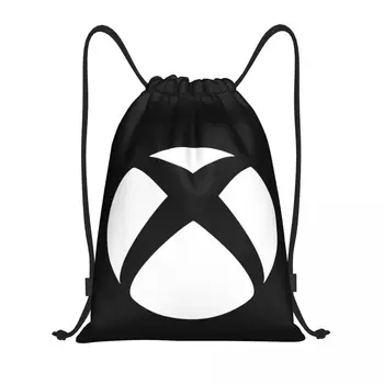  Özel Klasik Xboxs Logo İpli alışveriş çantaları Yoga Sırt Çantaları Erkekler Kadınlar Oyun Oyun Hediyeler Spor Salonu Sırt Çantası