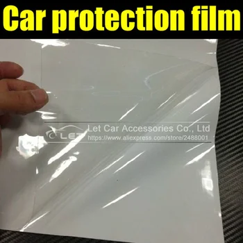  Şeffaflık Anti Scratch Tampon Hood Boya Otomatik Onarım Çizik Şeffaf PVC araba boyası Koruma Vinil streç film Sticker
