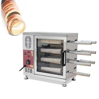 Sıcak Satış ekmek fırını Makinesi Elektrikli Baca Kek Makinesi Ekmek Rulo Yapma Makinesi