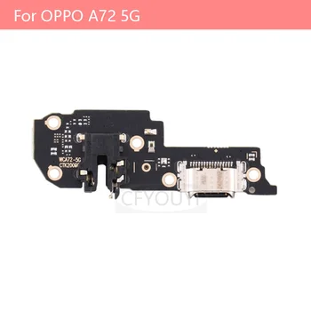  OPPO için A52 A72 5G yuva konnektörü Şarj Kurulu USB şarj portu Jack Flex Kablo Yedek parça