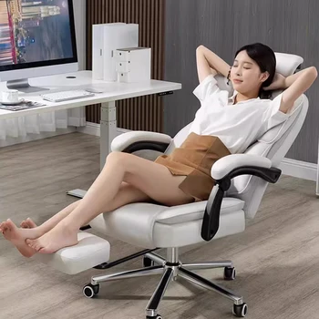  Ucuz Mobil ofis koltuğu Mobil Lüks Beyaz Elastik Salon oyun sandalyesi Rahat Saplı Sillas De Playa Ev Mobilyaları