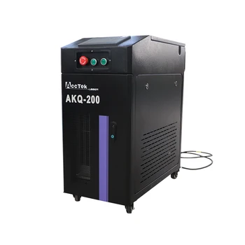  Basit Kullanım El Taşınabilir Lazer Metal Pas Çıkarma 200w 300w Darbe Temizleme Makinesi Fiber Lazer Temizleme Makinesi