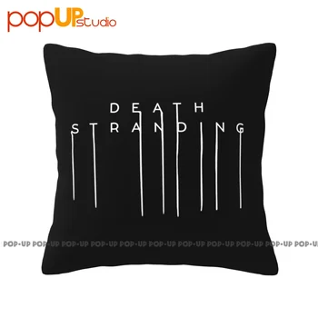  Kare Death Stranding Norman Reedus Kostüm Logo Baskılı Yastık Kılıfı Atmak Yastık Örtüsü Odası Ev Dekor minder örtüsü