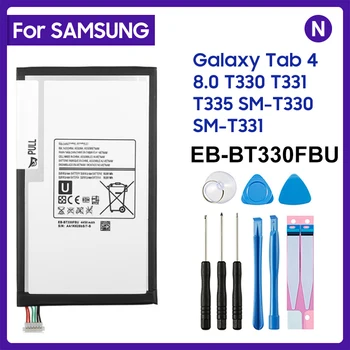  Samsung 4450mAh için EB-BT330FBU EB-BT330FBE Yedek Pil Samsung Galaxy Tab 4 8.0 İçin T330 T331 T335 SM-T330 SM-T331