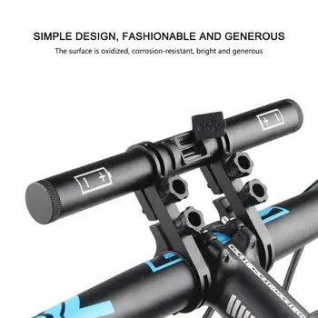  Bisiklet Gidon Genişletici USB Şarj Güç Bankası Lambası El Feneri Braketi Kelepçe Uzatma destek tutucu Raf Bisiklet
