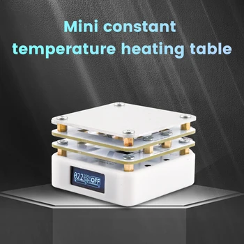  Dijital ekran Sıcak Plaka ön ısıtıcı İstasyonu PCB kartı Lehimleme Sökme LED Şerit Tamir