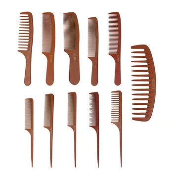  1 ADET Ahşap Tarak Salon Anti-Statik Anti Karışıklığı Ahşap Ayrılık Tarak Saç Fırçası Saç Bakımı Şekillendirici Aracı Berber Aksesuarları