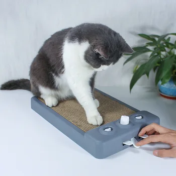  Ürün özelleştirilebilir.Pet kedi tırmığı kurulu komik kedi entegre kedi oyuncak aşınmaya dayanıklı oluklu kağıt