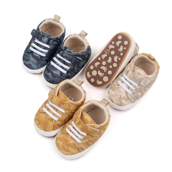  Bebek Bebek Kız Erkek sneaker Bahar Sonbahar Kaymaz Taban Kamuflaj bebek ayakkabısı Kaymaz İlk Yürüyüşe