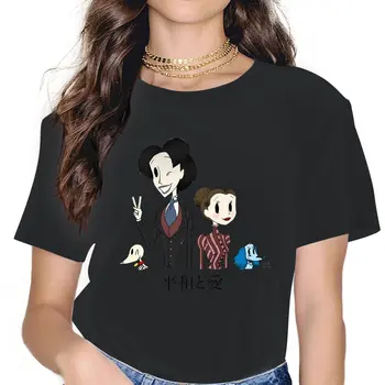  Damat Kadınsı Elbise Tim Burton Ceset Gelin Büyük Boy T-shirt Kawaii Vintage Kadın Üst