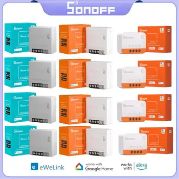  SONOFF MINI R2 / ZBMINI / ZBMINI-L2 Ses Kontrolü MİNİ Anahtarı Zigbee / WiFi akıllı anahtar Kontrolü Alexa eWeLink Google Ev